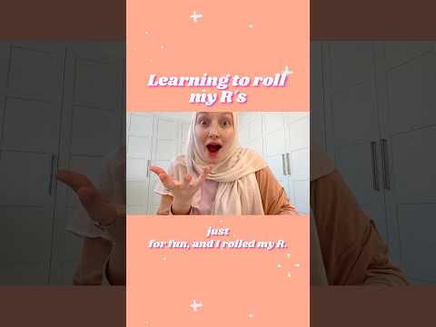 Learning to Roll my R’s #arabic #shorts #learnarabic