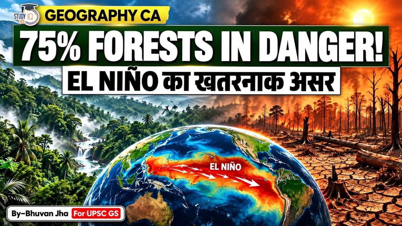 How El Niño is Killing Tropical Evergreen Forests | StudyIQ IAS