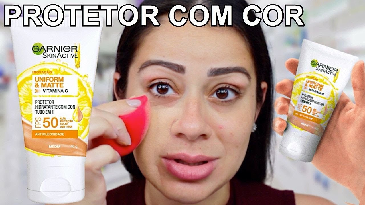 NOVIDADE DE FARMÁCIA | TESTEI o PROTETOR HIDRATANTE COM COR GARNIER