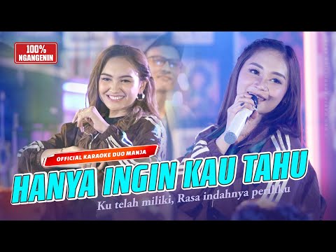 Hanya Ingin Kau Tahu - Duo Manja (Remix Koplo) | Official Karaoke