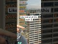 Taggers spraypaint graffiti on highrise building in LA 👨🏻‍🎨 #graffiti #artists #losangeles