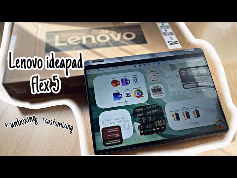 Unboxing & Customizing My Lenovo IdeaPad Flex 5! 🍭🍬 #unboxing