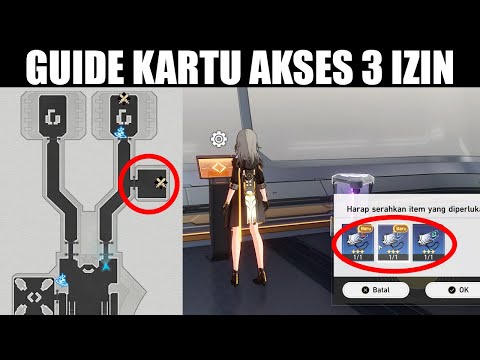 Cara mendapatkan Kartu Akses 3 Izin untuk membuka ruangan Base Zone Herta Space Station