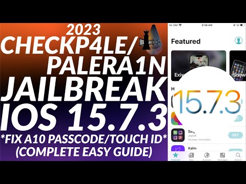 Jailbreak iOS 15.7.3 Checkp4le/Palera1n Jailbreak | Fix A10 Passcode/Touch ID | iOS 15.7.3 Jailbreak