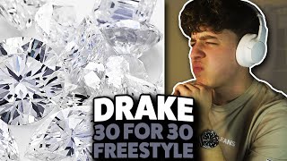 Drake - 30 for 30 Freestyle REACTION! [First Time Hearing]