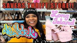 👠LETS GO to SAVERS THRIFT‼️ LONG ISLAND NYC‼️ UNEXPECTED 20% OFF‼️ MET ANOTHER TRAVELER‼️