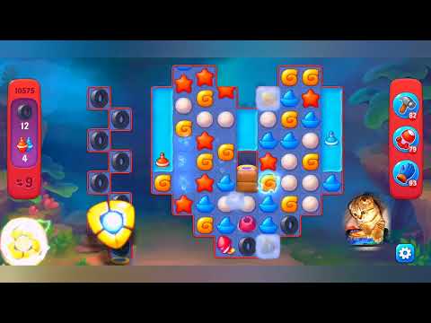 фишдом 2022 # 10575 уровень - прохождение без бустеров # Fishdom,  10575  level - no Boosters.