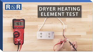 Samsung DC47-00005D Continuity Test (Dryer Heating Element)