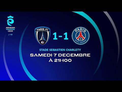 J10 : Paris FC – Paris-SG (1-1), le résumé