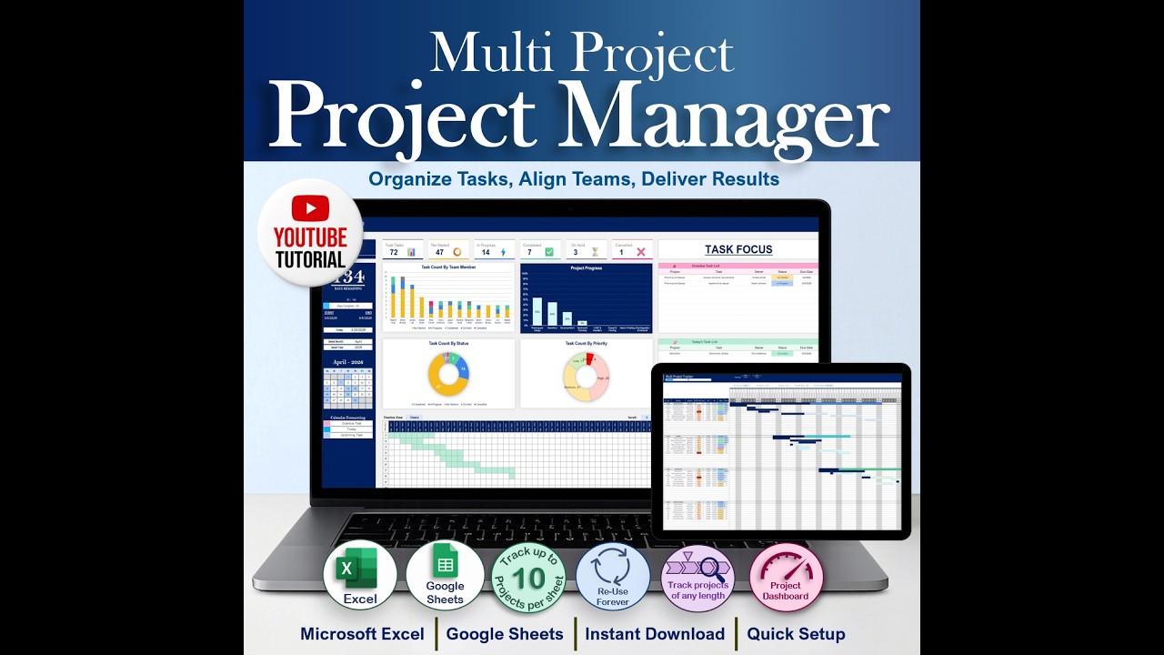 Multi Project Project Manager Tutorial Video