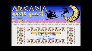 ATARI XL / XE =+ ARCADIA XMAS QUEST += Ver. 1.0 - NEW GAME 2022  - MERRY CHRISTMAS