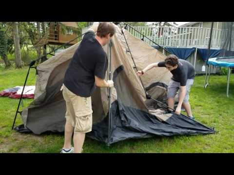 Coleman 8 person 14x10 instant tent test