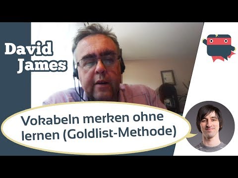 ᐅ Vokabeln lernen ohne zu lernen? Mit der Goldlist Method von David James entfällt jegliches Pauken