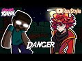 FNF Danger But Ruvstyle Vs Herobrine