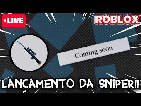 (LANÇAMENTO DA SNIPER NO PRISON LIFE!!) LIVE DE ROBLOX COM OS INSCRITOS E SORTEIO DE ROBUX GRÁTIS!!