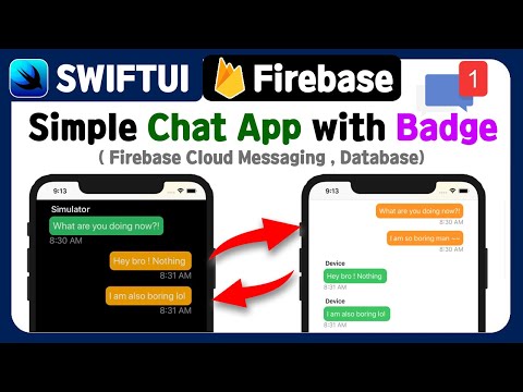 [SwiftUI] Firebase Cloud Message (2) - Simple chat app with badge ( APNs, iOS push notification, )