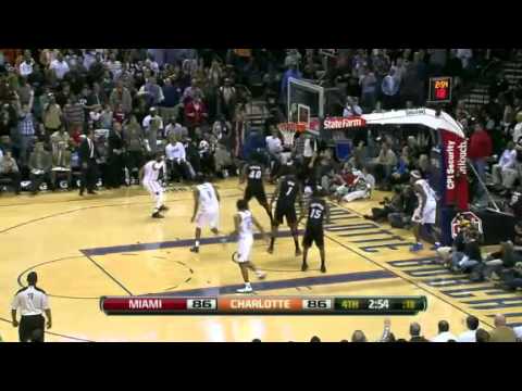 Miami Heat vs Charlotte Bobcats (96 - 95) december 28, 2011