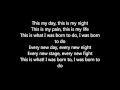 Steven Cooper Born to Do Lyrics 