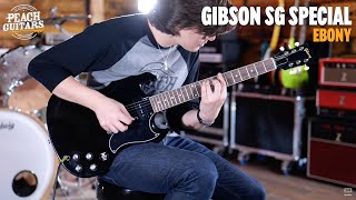 Video thumbnail for No Talking...Just Tones | Gibson SG Special Ebony by Peach Guitars