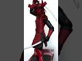 CHOCOLATE SAMURAI! The very first showpiece done.pastryacademy 90LB of Milk & Dark Chocolate!