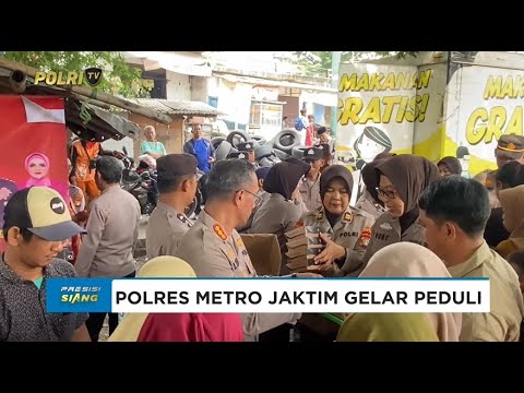 POLRES METRO JAKTIM GELAR JUMAT PEDULI