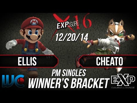 EXPosure 16 - Ellis (Mario) vs. Cheato (ROB/Fox) PM Winner's Bracket