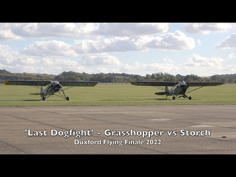 'Last Dogfight' - Grasshopper vs. Storch - Duxford Flying Finale 2022