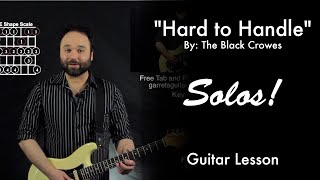 Hard to Handle by The Black Crowes | Solos Tutorial