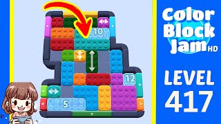 Solution du Niveau 417 de Color Block Jam