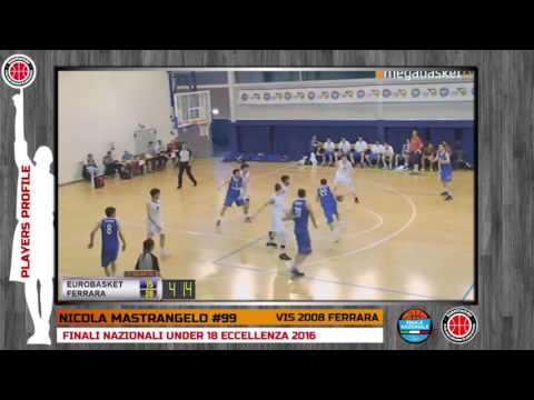 Players Profile: NICOLA MASTRANGELO - FINALI NAZIONALI U18