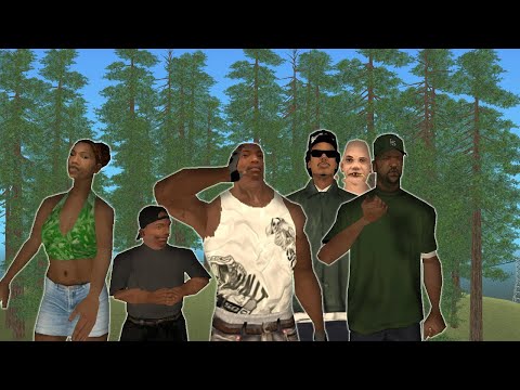 CJ y sus Amigos se Pierden en el Bosque - GTA San Andreas Loquendo