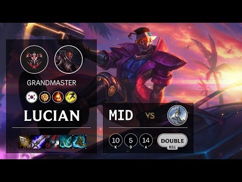 Lucian Mid vs Galio - KR Grandmaster Patch 10.6