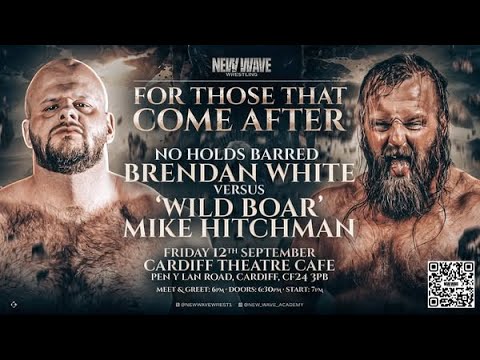 Brendan White v Wild Boar (No Holds Barred) (New Wave Wrestling)