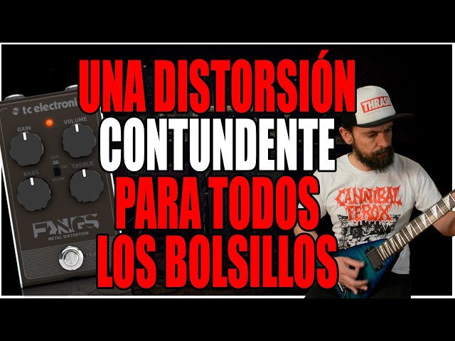 Vídeo relacionado con TC Electronic FANGS METAL DISTORTION Distorsión ultra gruesa de alta ganancia con respuesta súper estrecha