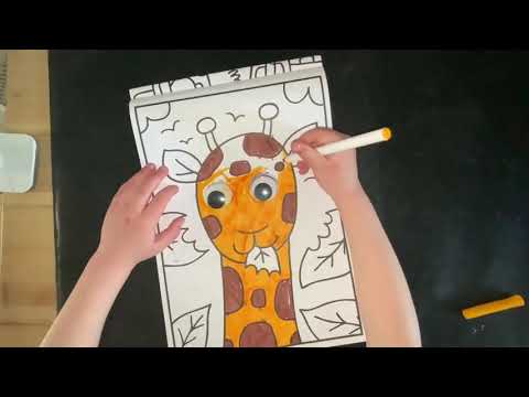 Colouring in a Giraffe