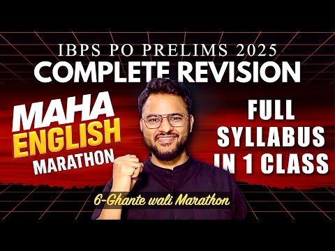 Complete English Syllabus in 1 Class