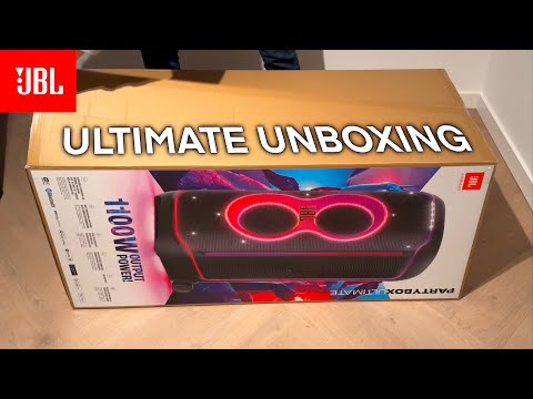 JBL Partybox Ultimate Unboxing 📦 and first test 🔊