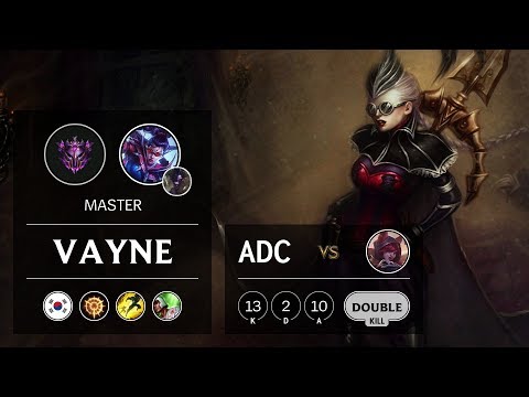 Vayne ADC vs Xayah - KR Master Patch 9.17
