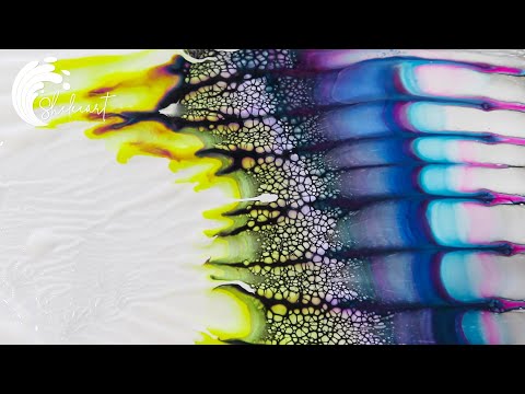 106. Sheleeart - Splats technique total work in progress.  Cell Explosions Pow! Pow! Pow!