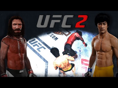 Old Tarzan vs. Bruce Lee (EA sports UFC 2)