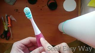 How to replace electric toothbrush head and batteries