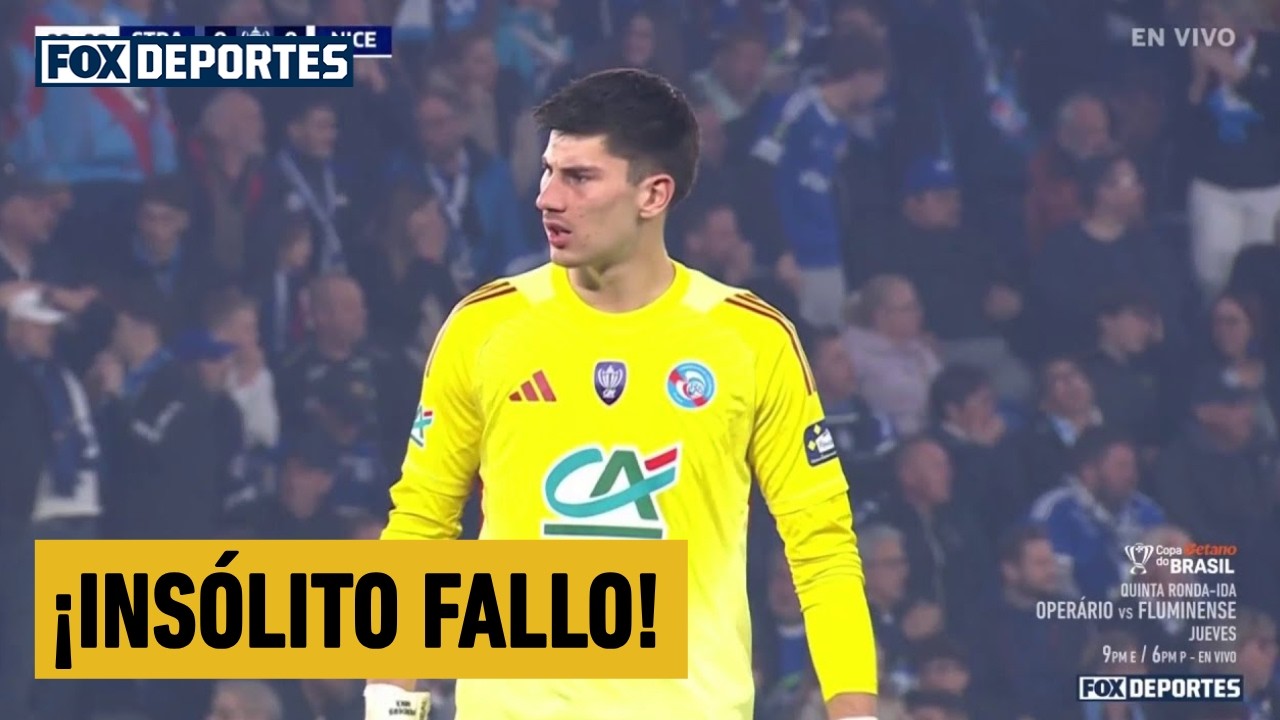 😮 ¡INSÓLITO FALLO! | RC Strasbourg vs Nice | Semifinales | Copa de Francia 2026