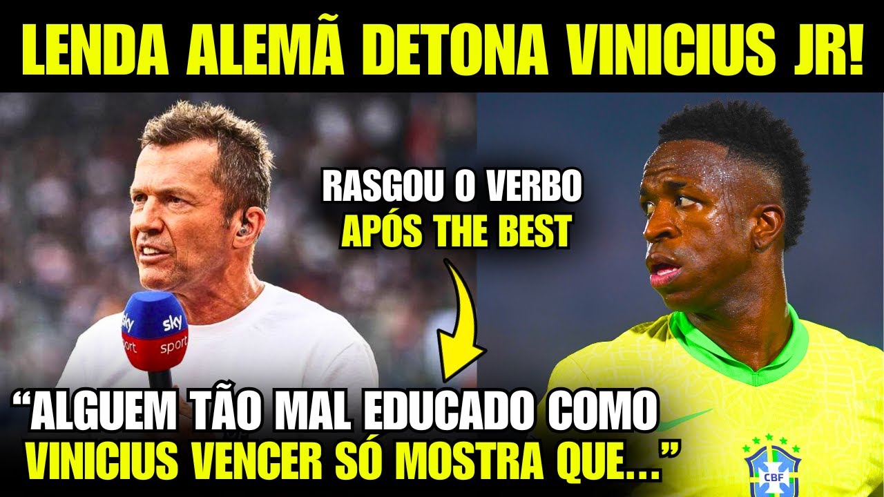 🚨 NOSSA! Olha o que o LOTHAR MATTHAUS FALOU DO VINICIUS JR e DO NEYMAR APÓS PRÊMIO THE BEST