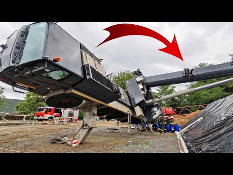 Extremely Dangerous Crane Fails - Crazy Heavy Equipment Skill - Serious Crane Accident At Seaport
