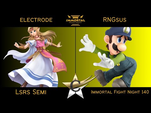 Immortal Fight Night 140 Lsrs Semi - electrode (Zelda) vs RNGsus (Luigi) - SSBU