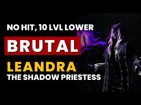 V Rising - BRUTAL Leandra the Shadow Priestess | No Hit, 10 Levels Lower, Frail | 1.0 Boss Kill