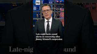 Late-night hosts react to Jimmy Kimmel’s suspension