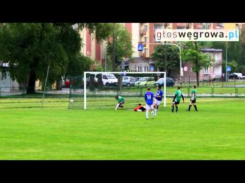 skrót meczu Czarni Węgrów -  Małkinia 5:1