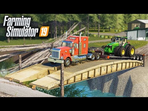FS19- BRIDGE BUILDING WITH STEEL BRIDGE! AFTER MANY FAILS, WE NOW HAVE A WORKING BRIDGE