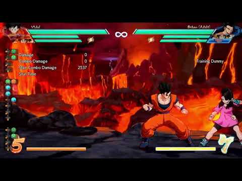 DBFZ - Videl corner swap w/Janemba assist